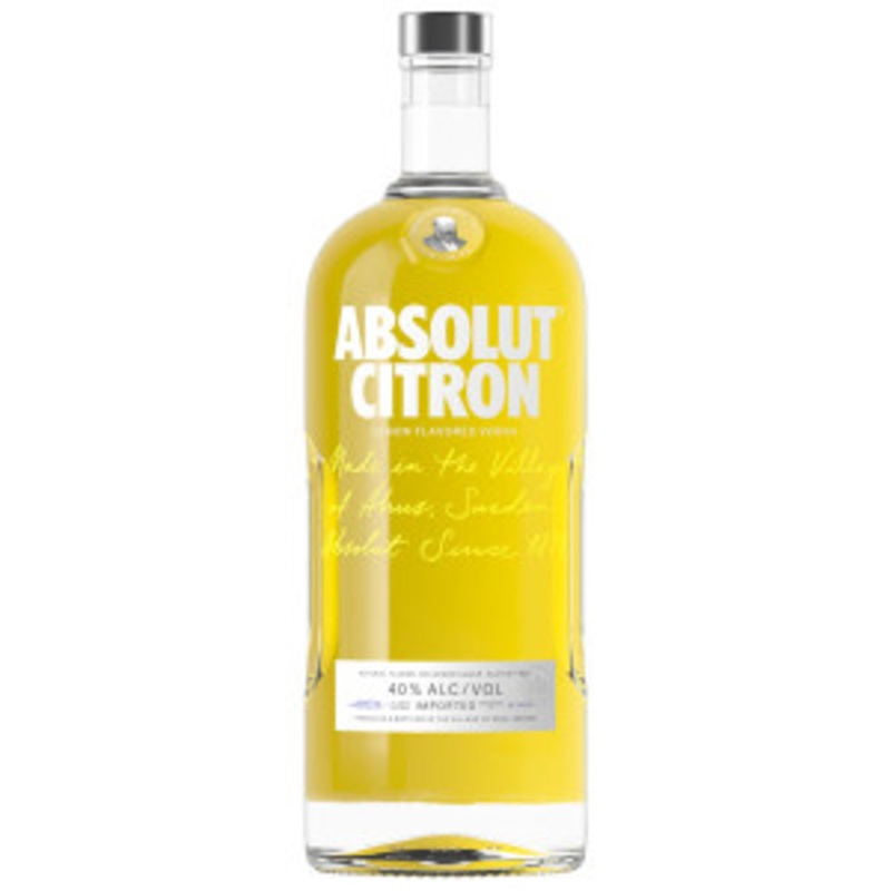 Absolut Citron Flavored Vodka 1.75L