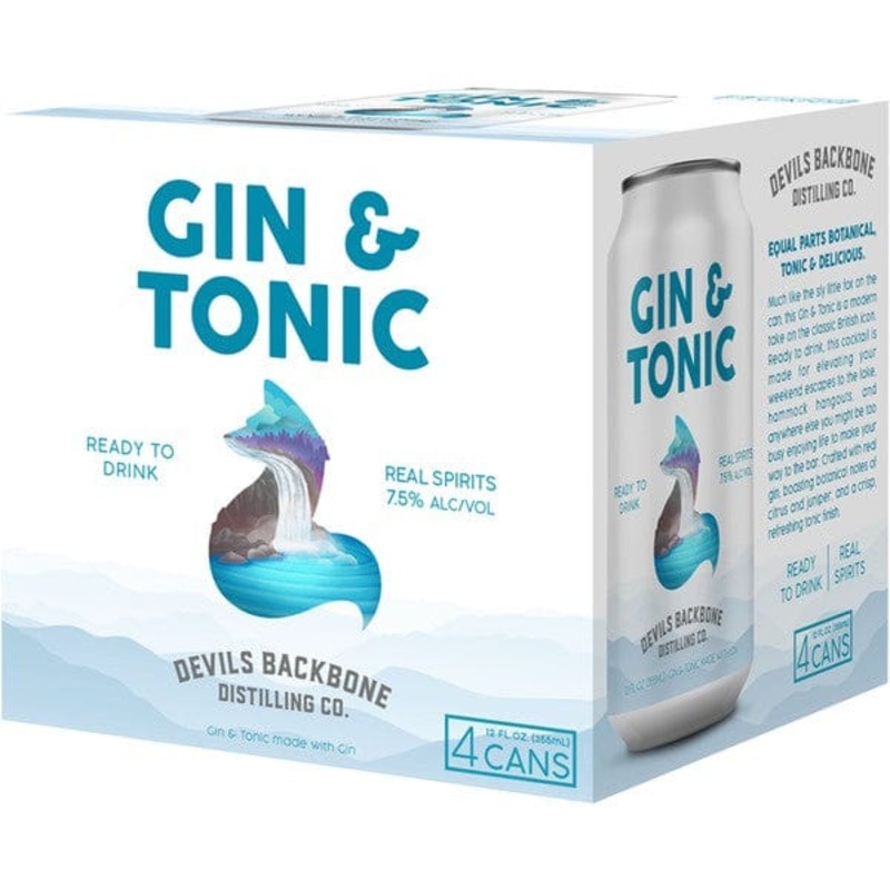 DEVILS BACKBONE GIN & TONIC 4PK