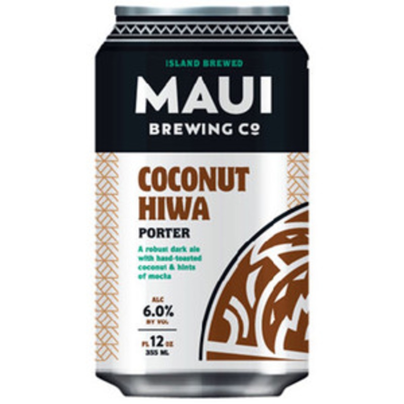 Maui Brewing Coconut Hiwa Porter 12oz 6 Pack Cans