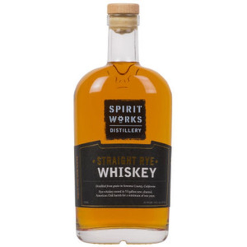 Spirit Works Distillery California Straight Rye Whiskey 750ml
