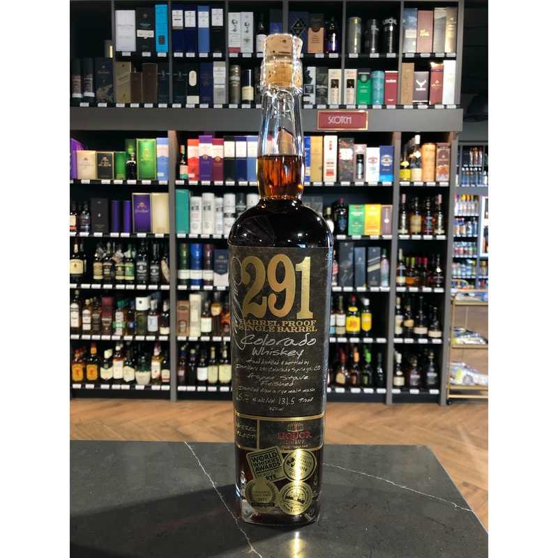 291 Barrel Proof Single Barrel Colorado Rye Whiskey |  Private Barrel Select | Store Pick