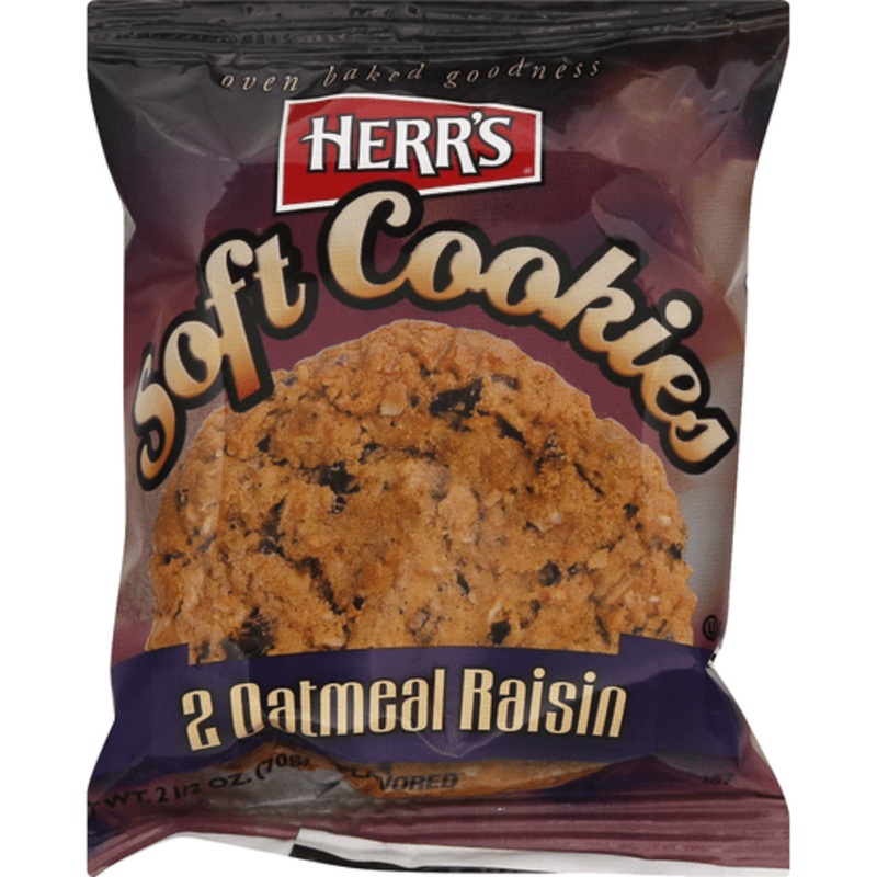 HERR’S 2PK OATMEAL RAISIN