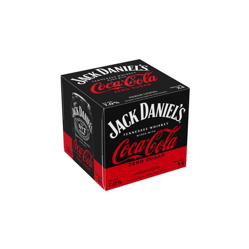 Jack Daniel’s Whiskey & Coke Zero 4PK