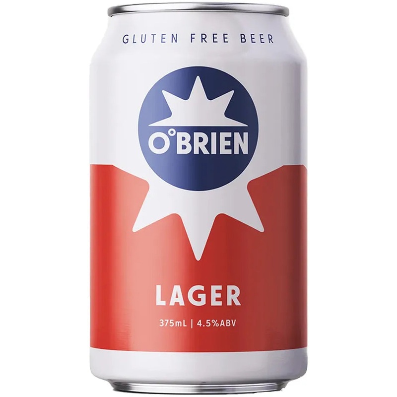 O’Brien Lager Cans 375ml|Case (24)