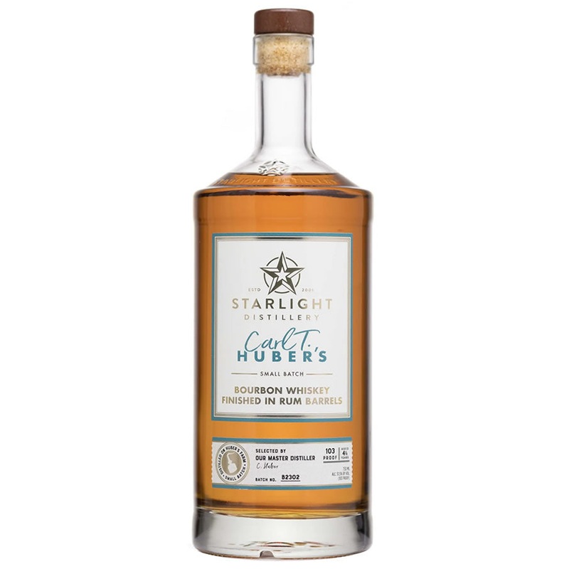 Starlight Carl. T Huber’s Rum Finished Bourbon Single Barrel 750ML