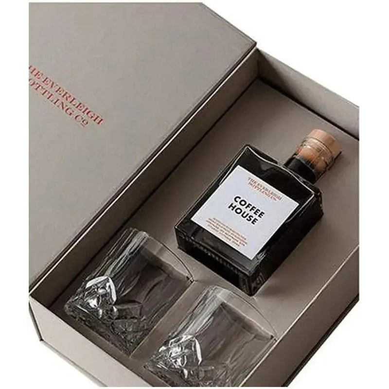 The Everleigh Bottling Co. One To Share Coffee House & Glasses Gift 500ml