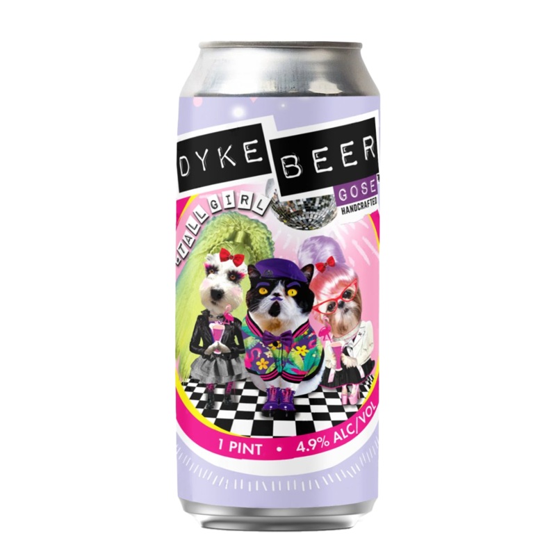 Dyke Beer Tall Girl 4pk Can
