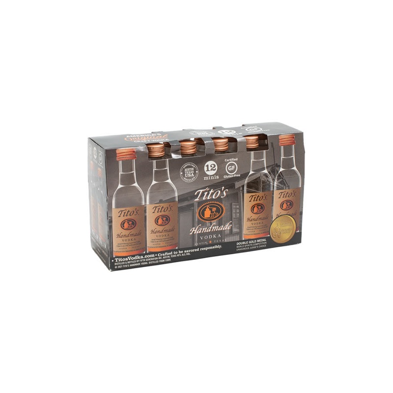 Tito’s Handmade Vodka 50ML 12Pk