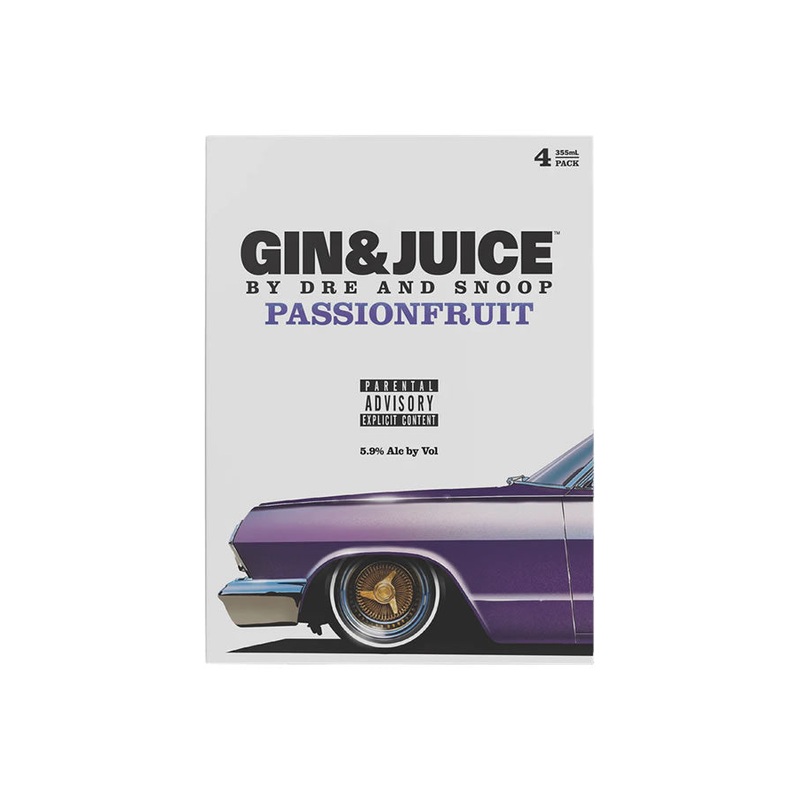 Gin & Juice Passion Fruit 4Pk