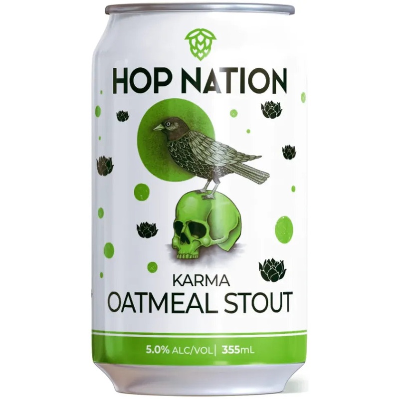 Hop Nation Karma Oatmeal Stout 355ml