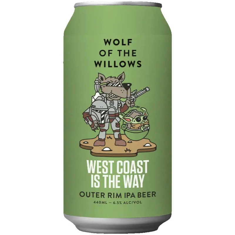 Wolf Of The Willows West Coast Is The Way IPA 440ml