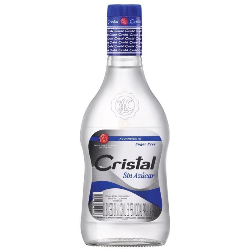 Aguardiente Cristal Sin Azucar