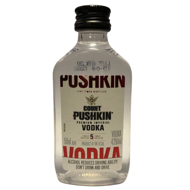 Count Pushkin Vodka 50ml Mini|Single|Case (12)