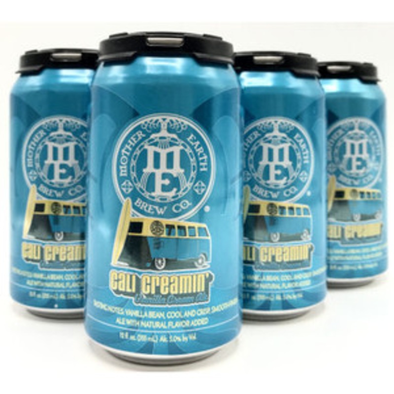 Mother Earth Cali Creamin’ Vanilla Cream Ale 12oz 6 Pack Cans