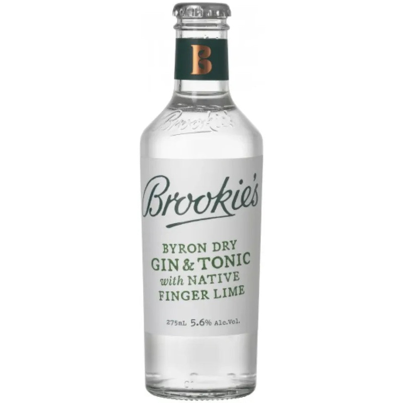Brookies Dry & Tonic with Native Finger Lime 275ml