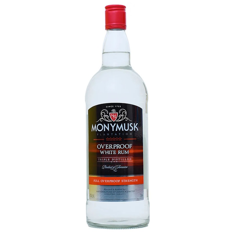 Monymusk Overproof White Rum 1L