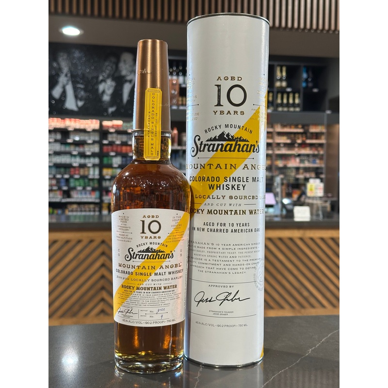 Stranahans Mountain Angle Colorado Single Malt Whiskey Aged 10 Years