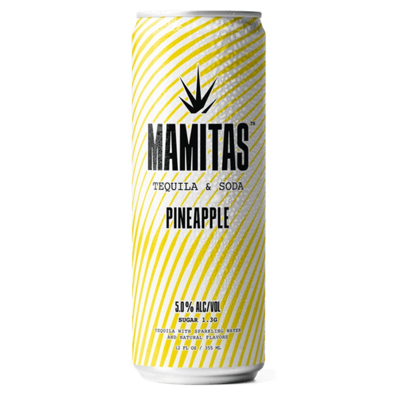 MAMITAS PINEAPPLE TEQUILA SODA 4PK