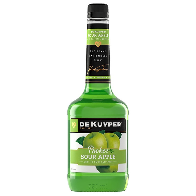 Dekuyper Sour Apple Pucker 750ML