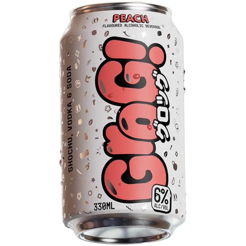 Grog Peach 330ml|Case (16)