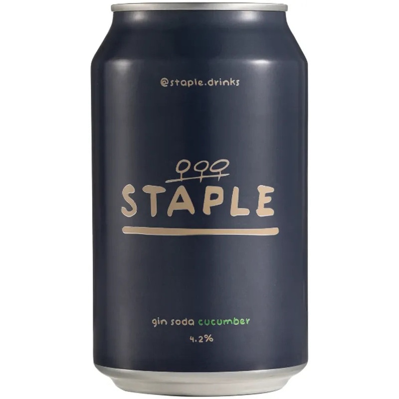 Staple Gin, Soda & Cucumber 330ml