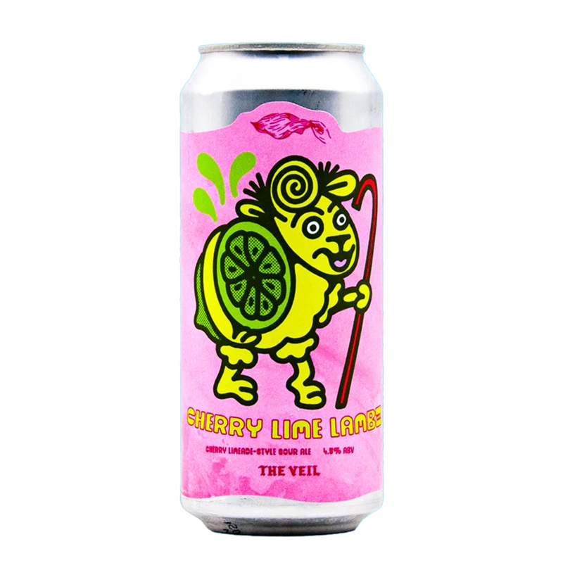 The Veil Cherry Lime Lambz Fruited Sour 4pk