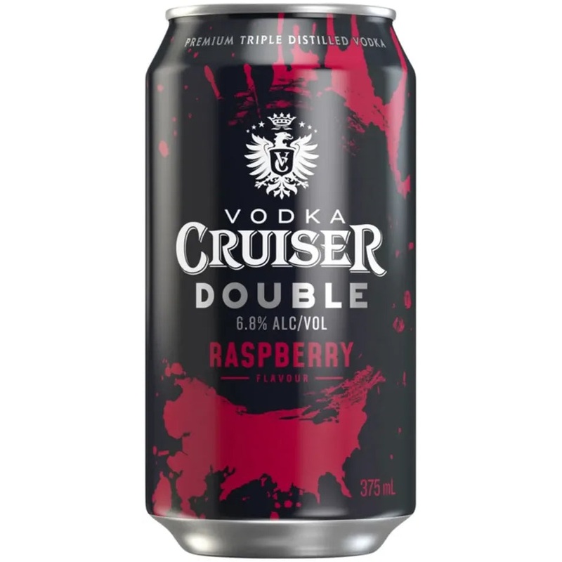 Vodka Cruiser Double Raspberry 375ml