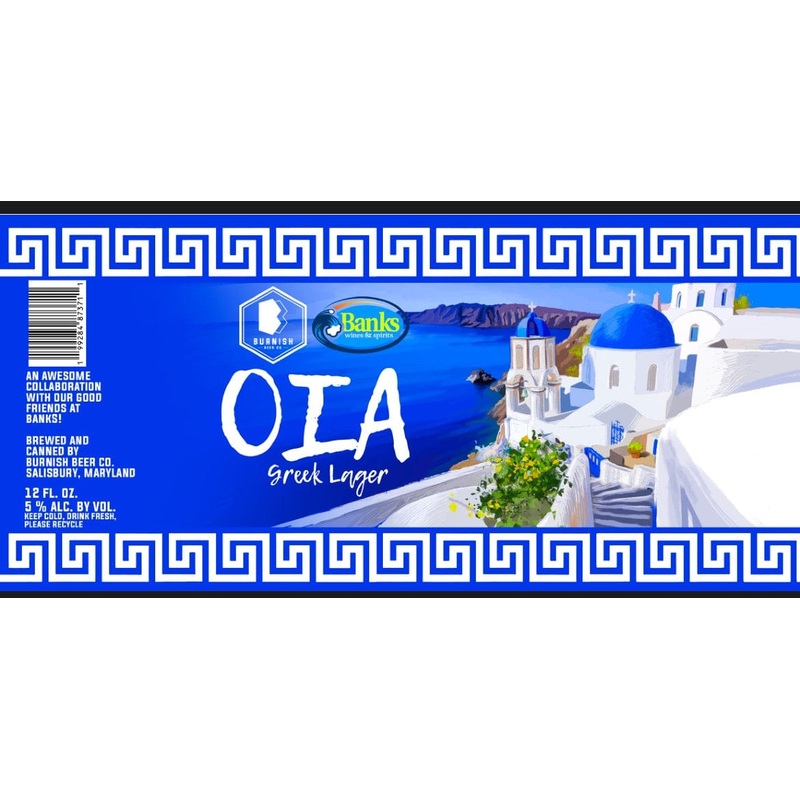 BURNISH OIA GREEK LAGER 6PK