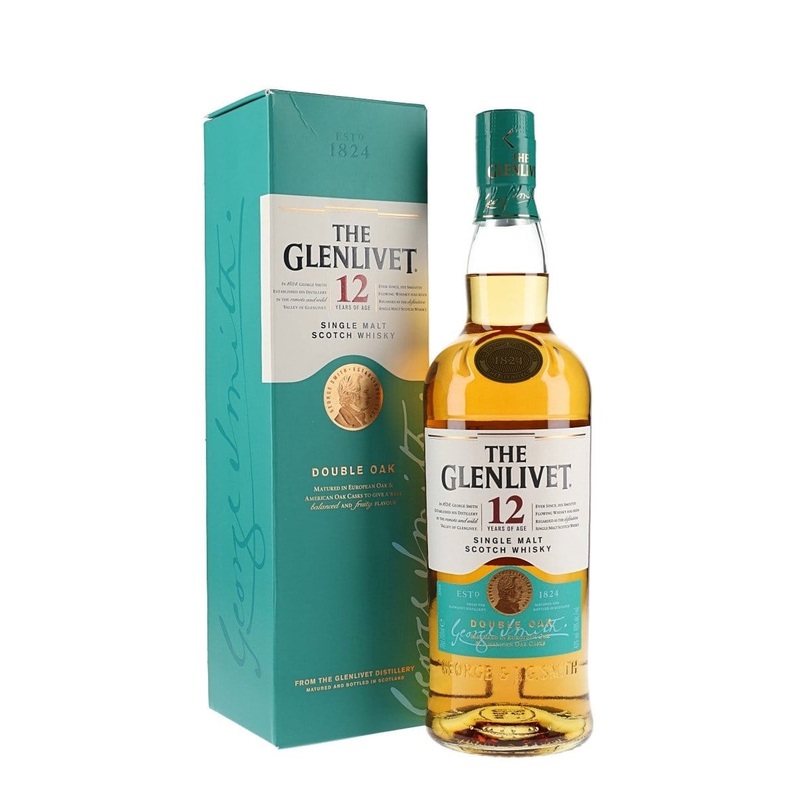 GLENLIVET 12YR DOUBLE OAK SINGLE MALT 750ML