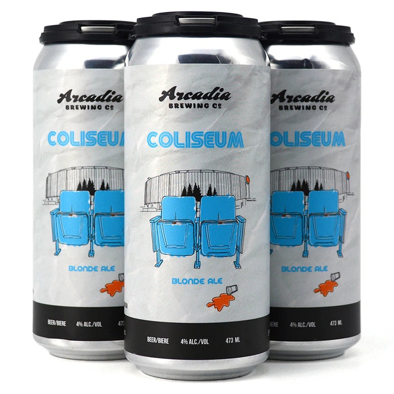 ARCADIA COLISEUM BLONDE ALE 473ML 4PK CAN @ Lethbridge [1030657]