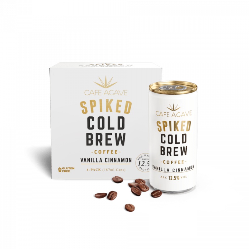 CAFE AGAVE SPIKED COLD BREW VANILLA CINNAMON 4PK