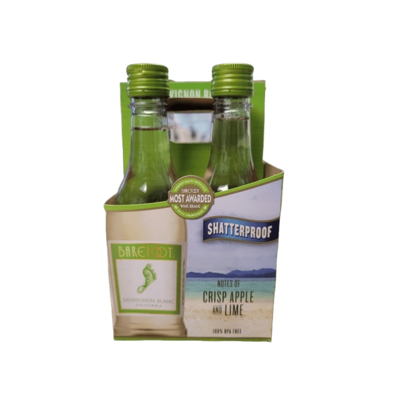 BAREFOOT SAUVIGNON BLANC 4PK C/O