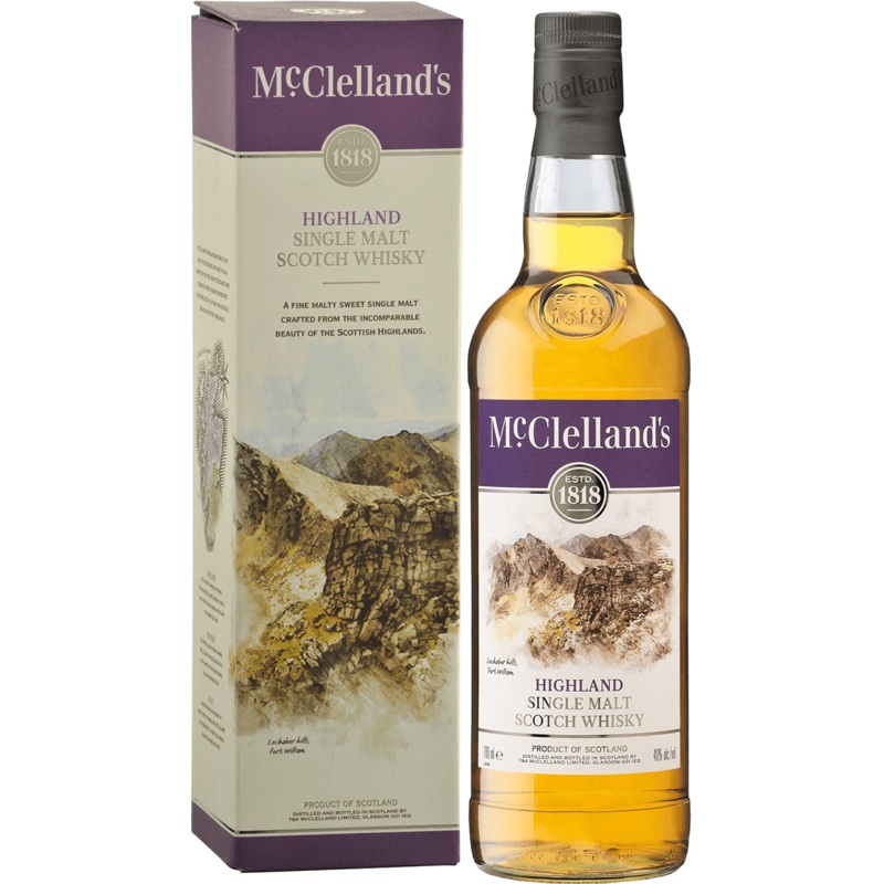 MCCLELLAND’S HIGHLAND SCOTCH 750ML