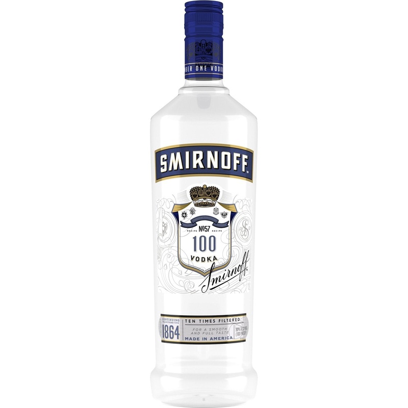 Smirnoff 100 Proof Vodka|750ml|1L|1.75L