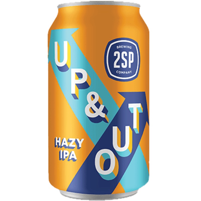 2SP UP  & OUT IPA CANS 6PK
