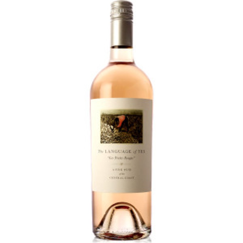 The Language of Yes Les Fruits Rouge Central Coast Pink Wine 2024