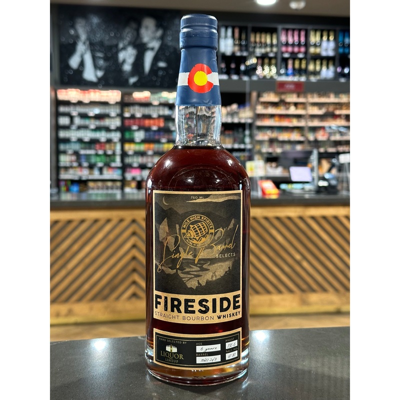 Fireside Straight Bourbon Whiskey  Store Pick Mile High Spirits