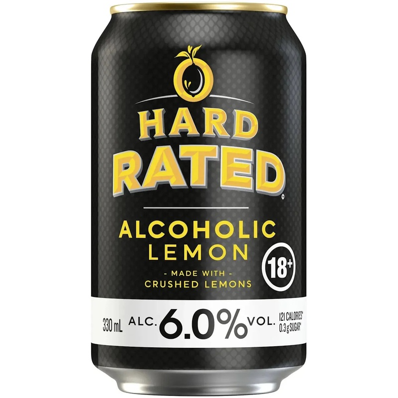 Hard Rated Lemon 6% Cans 330ml