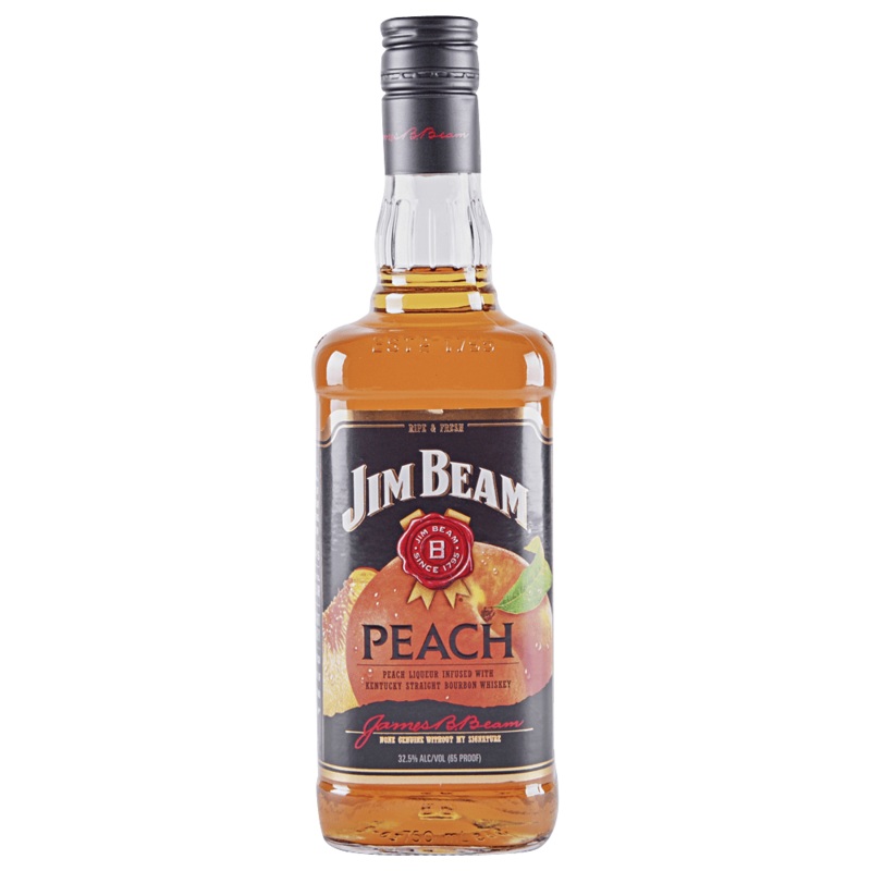 JIM BEAM BOURBON PEACH 70 750ML