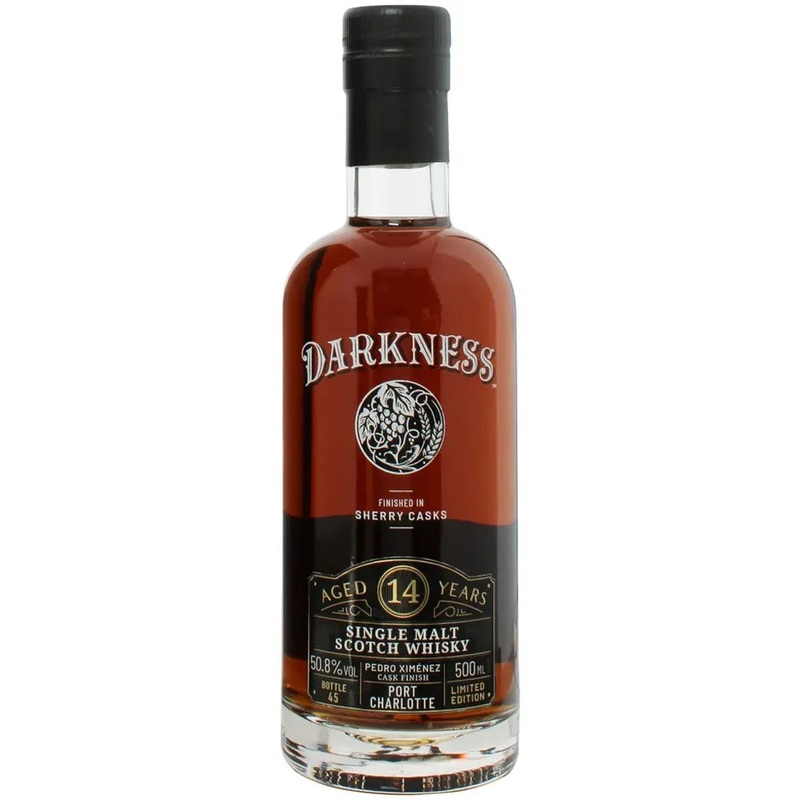 Darkness 14 Year Old Port Charlotte Pedro Ximenez Whisky 500ml