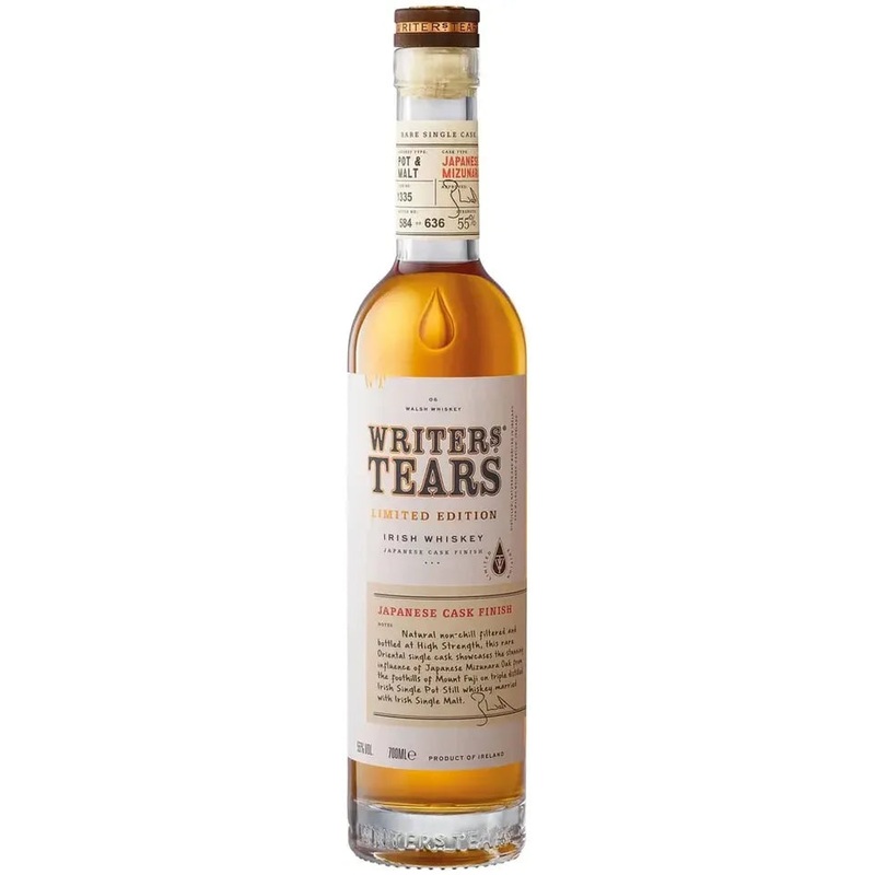 Writers Tears Mizunara Single Cask Single Pot Still Whiskey 700ml
