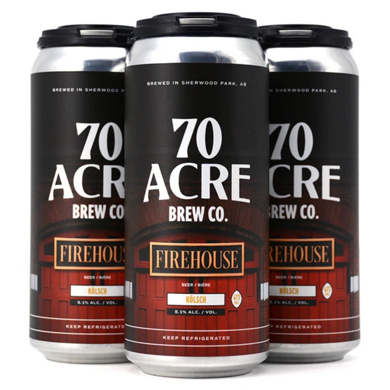 70 ACRE FIREHOUSE KOLSCH 473ML 4PK CAN @ Windermere [1041183]
