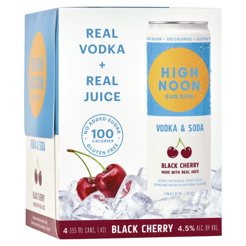 HIGH NOON BLACK CHERRY 4PK