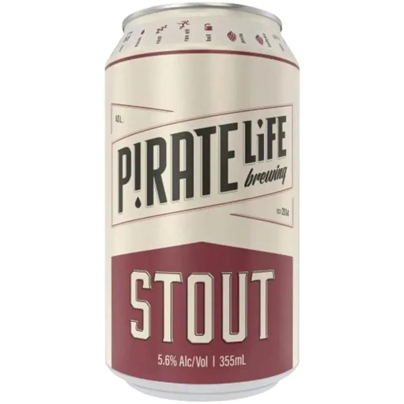 Pirate Life Brewing Stout 355ml
