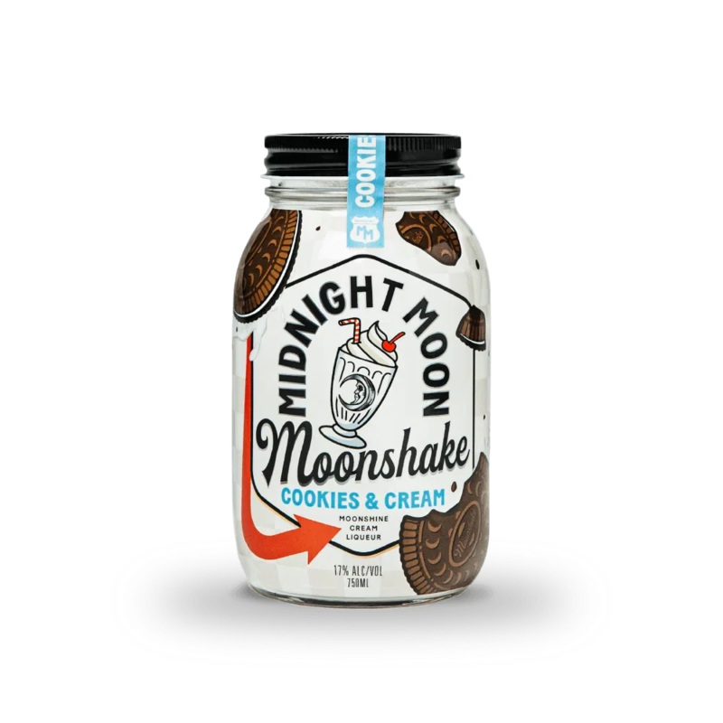 Midnight Moonshake Cookies & Cream Liqueur 750ML