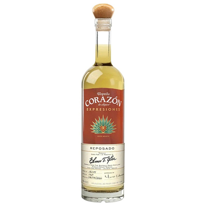 Expresiones del Corazon Tequila Anejo aged in Elmer T Lee Barrels 750ML