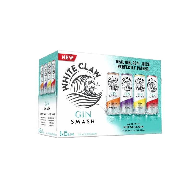 WHITE CLAW GIN SMASH VARIETY PACK 355ML 8PK CAN @ Kelowna [1056595]