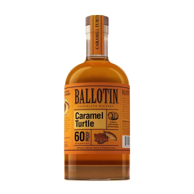 Ballotin Caramel Turtle Chocolate Whiskey 750mL