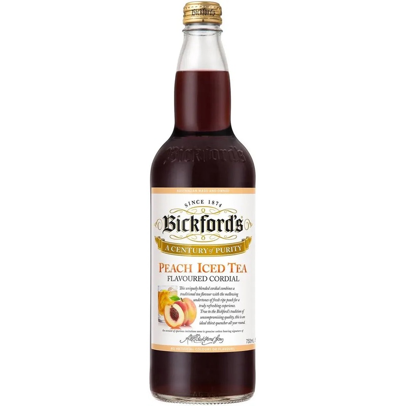 Bickfords Peach Tea Cordial 750ml