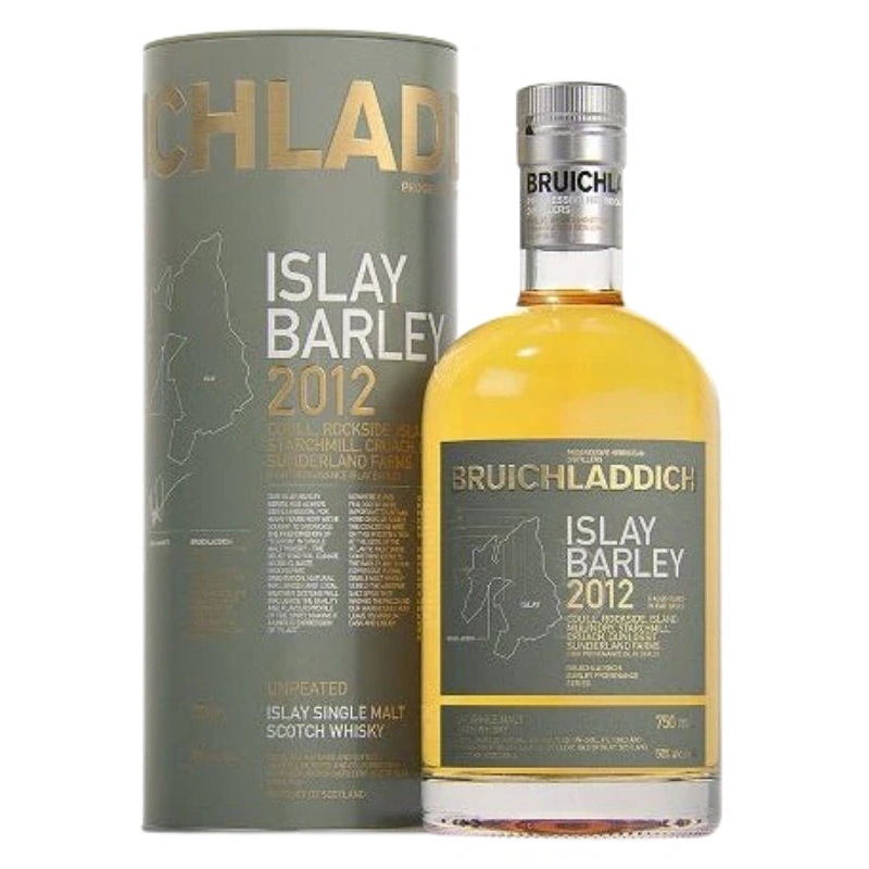 Bruichladdich Islay Barley 2012 Unpeated Single Malt Scotch Whisky 750mL